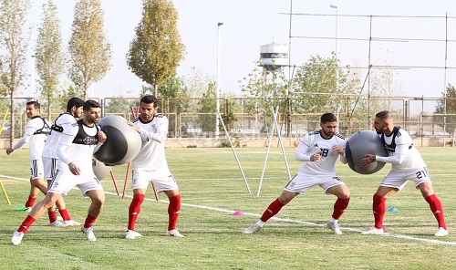 عکس تمرین جدید تیم ملی فوتبال ایران