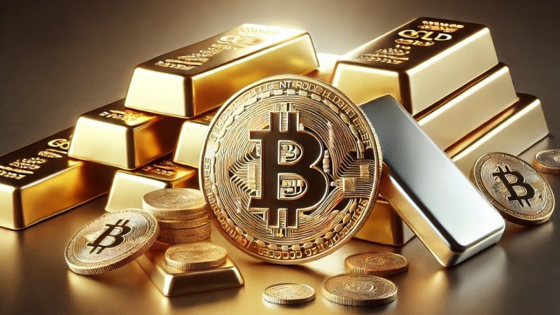 بیتکوین طلا را قربانی میکند بیتکوین طلا را قربانی میکند